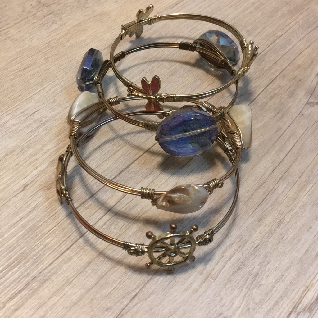 Wire Wrap Bangles